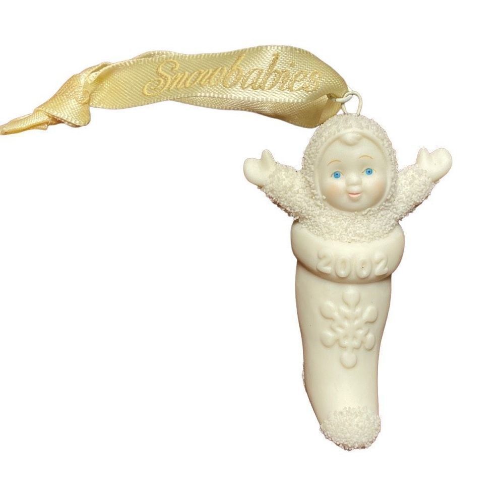 Department 56 Snowbabies “Baby In My Stocking” 2002 With Box